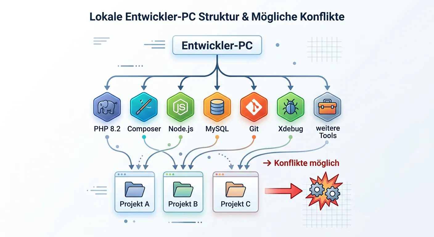 Diagramm: Lokale Entwicklung